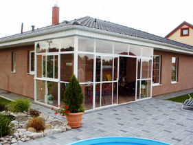 Zasklívání lodžií, zimní zahrady